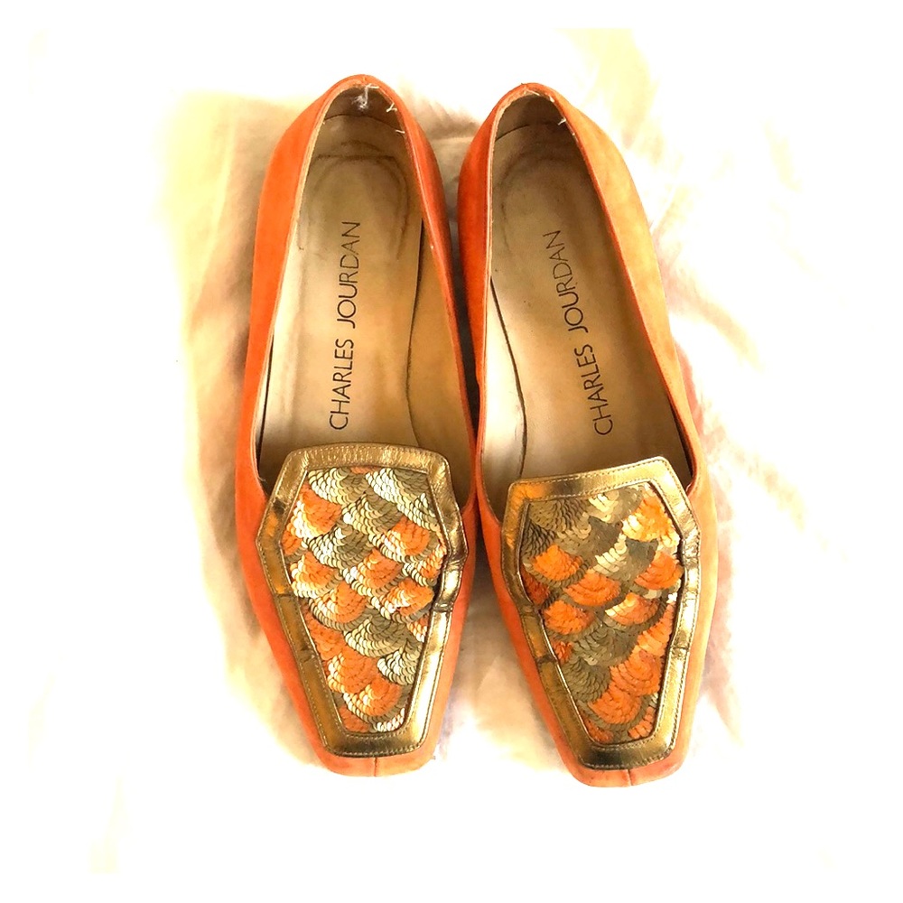 Vintage deco Charles Jourdan Loafers